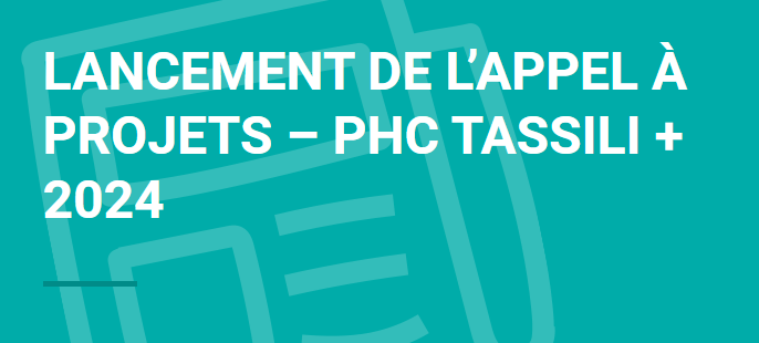 دعوة لمشاريع PHC TASSILI + 2024