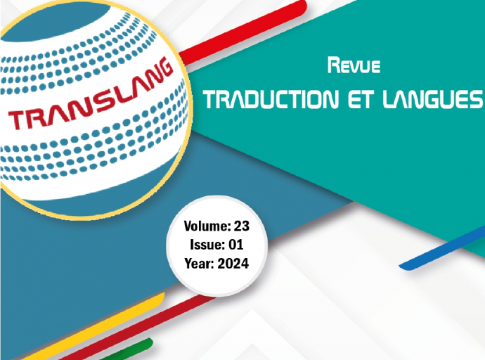 Nouveau numéro du Journal TRANSLANG