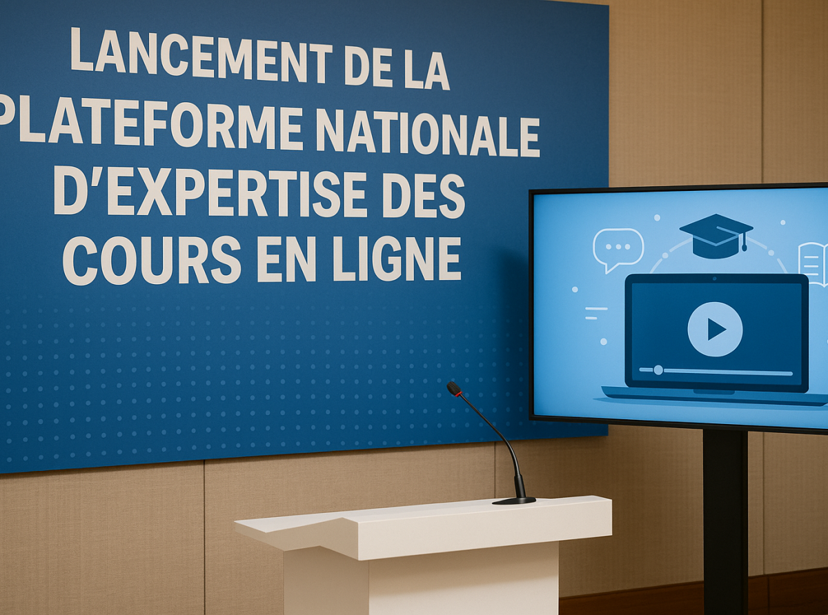 Lancement de la plateforme nationale d’expertise des cours en ligne