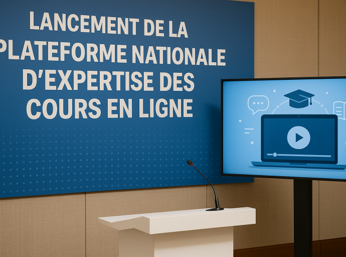 Lancement de la plateforme nationale d’expertise des cours en ligne 