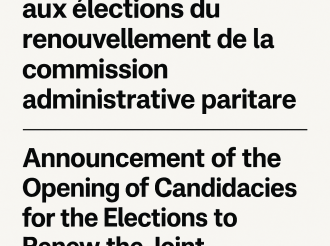 Announcement of the Opening of Candidacies for the Elections to Renew the Joint Administrative Committee