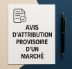 Avis d'attribution provisoire du marché