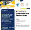 Workshop Announcement - Words that Work: A Seminar on Business Writing Opportunities