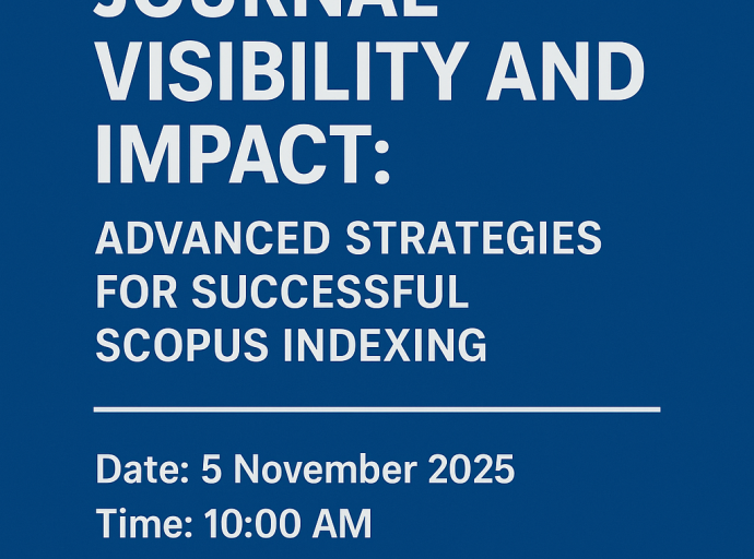 Journée de formation  Renforcer la visibilité et l'impact des revues scientifiques : Approches stratégiques pour une indexation efficace dans Scopus