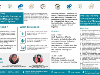 One-Day Training: Indexing Scientific Journals in Scopus &amp; Managing Them through the OJS System
