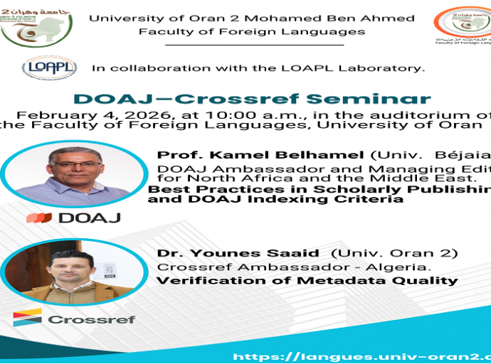 the DOAJ–Crossref Seminar