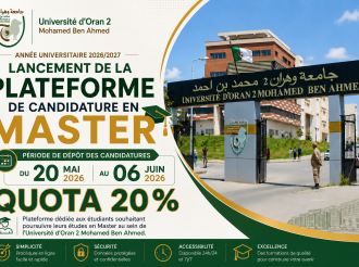 candidature master 2026-2027 