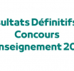 Résultats De Recrutement Des enseignants 
